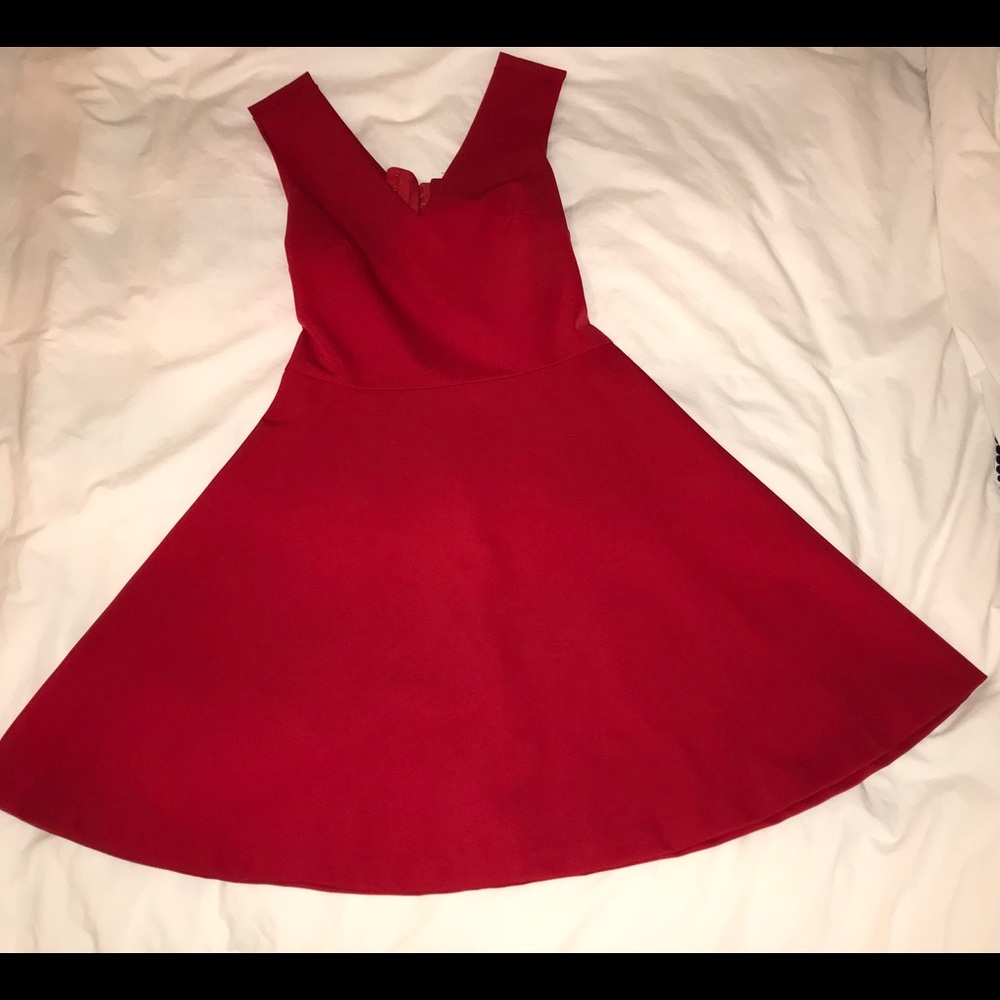 Red dress
